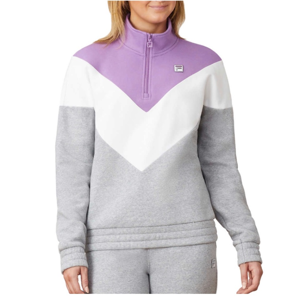 🆕🧥Fila Ladies' 1/4 Zip Pullover Sweatshirt